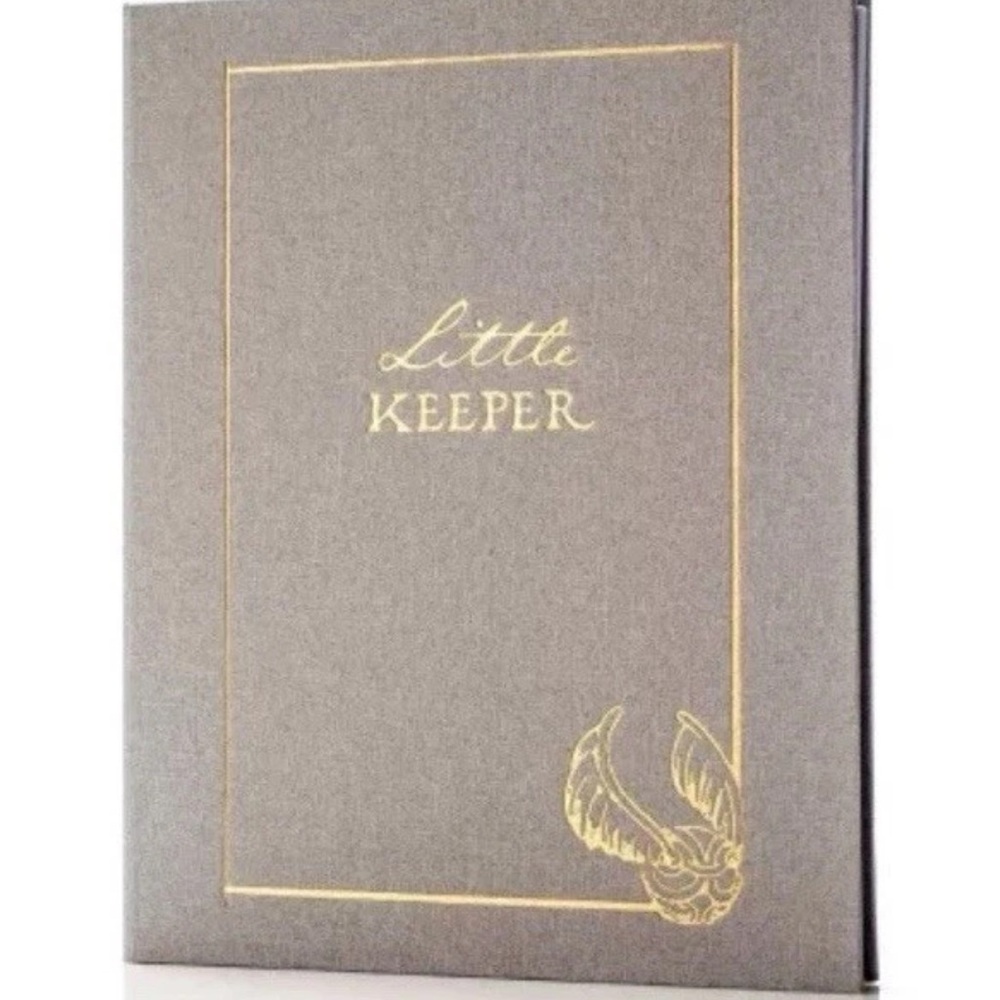 Harry Potter Gray and Gold Little Keeper Book baby keepsake album hardcover